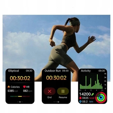 Смарт-годинник Rubicon RNCF36 з функціями моніторингу здоров'я, чорний