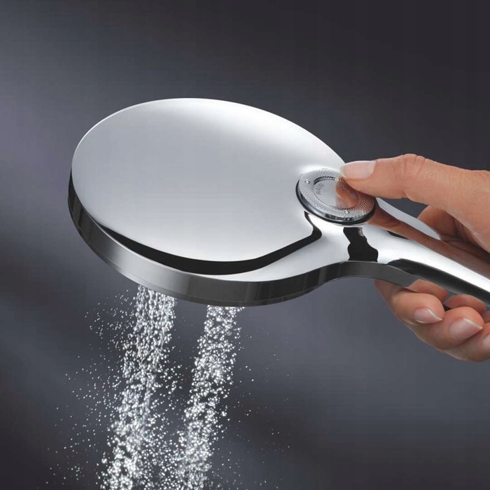 Душова лійка Grohe Rainshower кругла, біла, 3-функціональна
