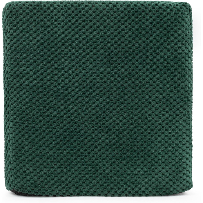 Сходинка для собак та котів, 30 см, 3 сходинки, плюшевий покрив, зелений колір