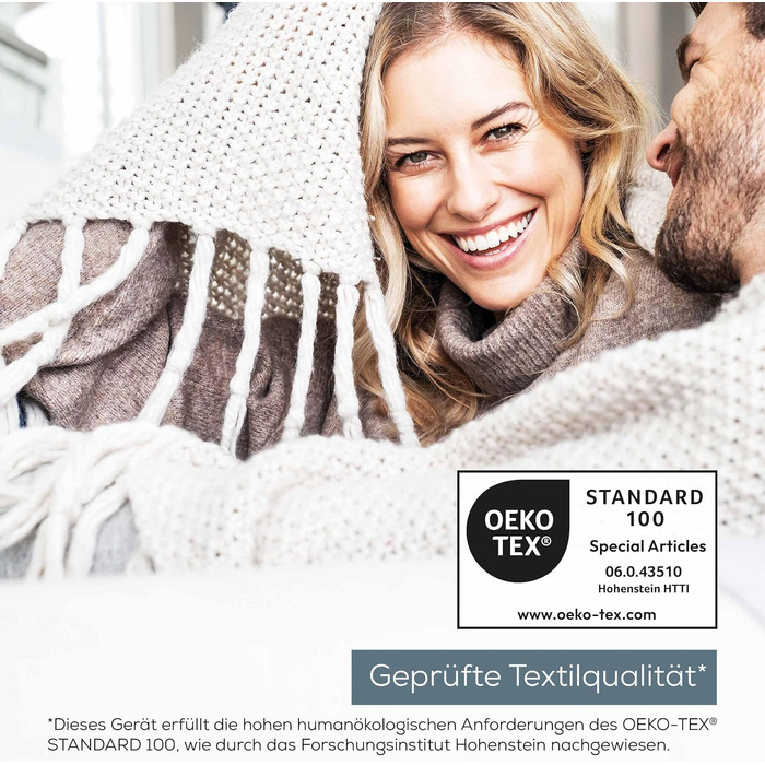 Електрична ковдра Beurer HD 150 XXL Nordic: 200x150 см, 6 температурних режимів, автоматичне вимкнення, машинне прання, тепла пухнаста текстура, колір тауп