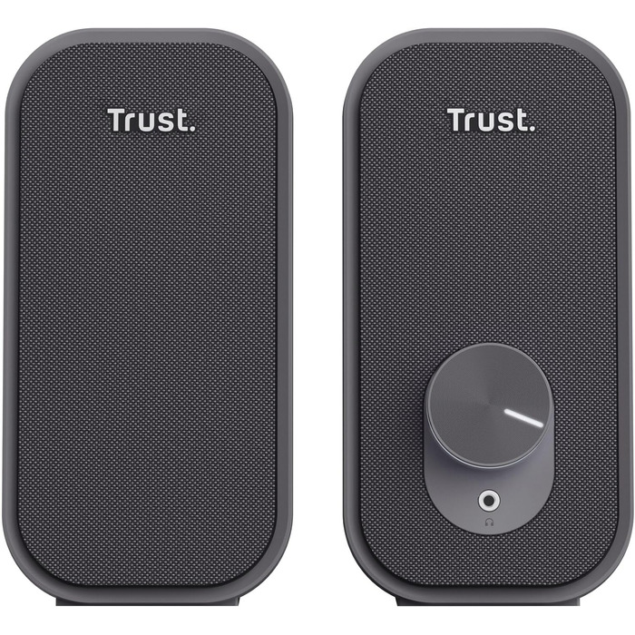 Комп'ютерні колонки Trust Orada USB 2.0, 12W, Чорні. Комплект з навушниками та AUX 3.5mm