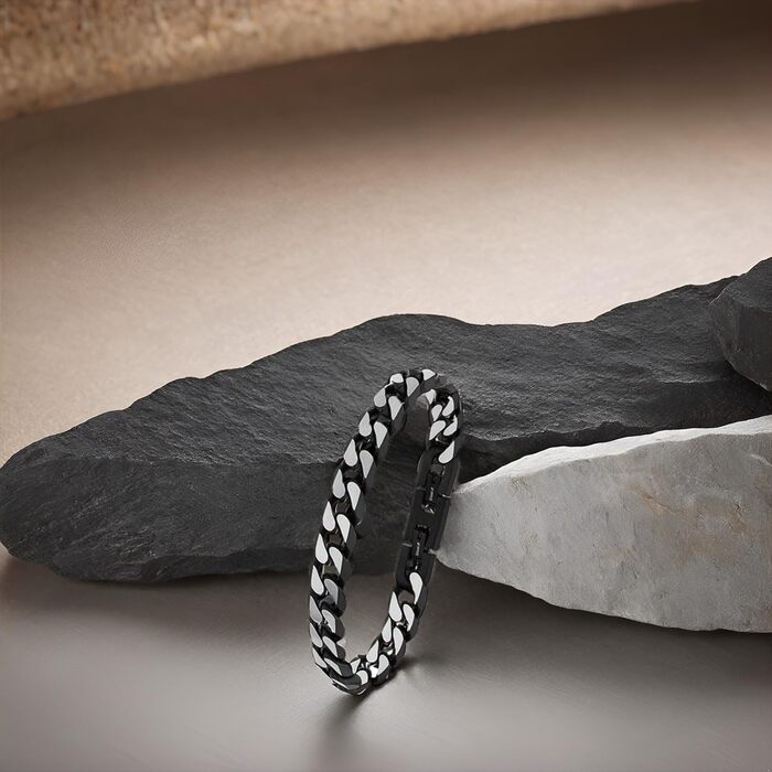 Браслет s.Oliver для чоловіків з нержавіючої сталі, чорний. У подарунковій коробці.