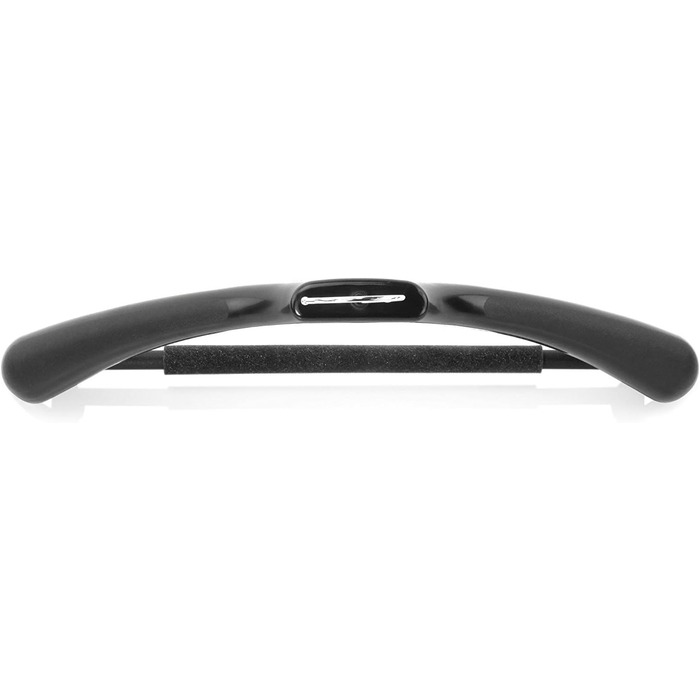 Пластикові вішалки для одягу Hangerworld, 10 шт, 42 см, чорні, з нековзною перекладиною та пінкою
