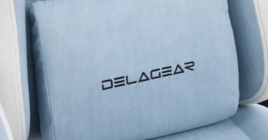 Ігрове крісло Delagear G 325, синій колір, тканинна оббивка
