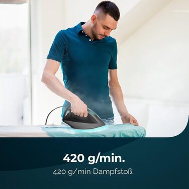 Праска з парогенератором Cecotec IronHero 3200 Essential: 3200 Вт, 8 бар, подача пари 150 г/хв, антикальцій, Turbo Slide