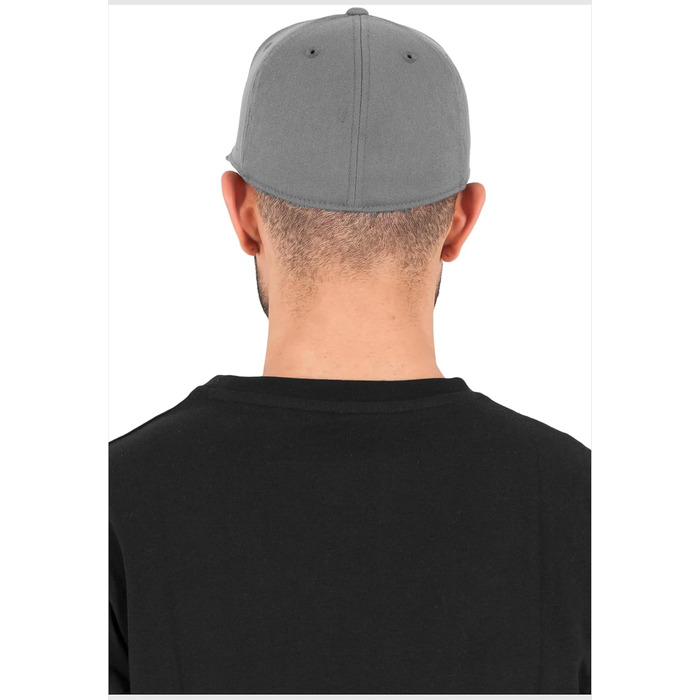 Кепка Flexfit Premium 210 Fitted, унісекс, темно-сіра (L-XL)