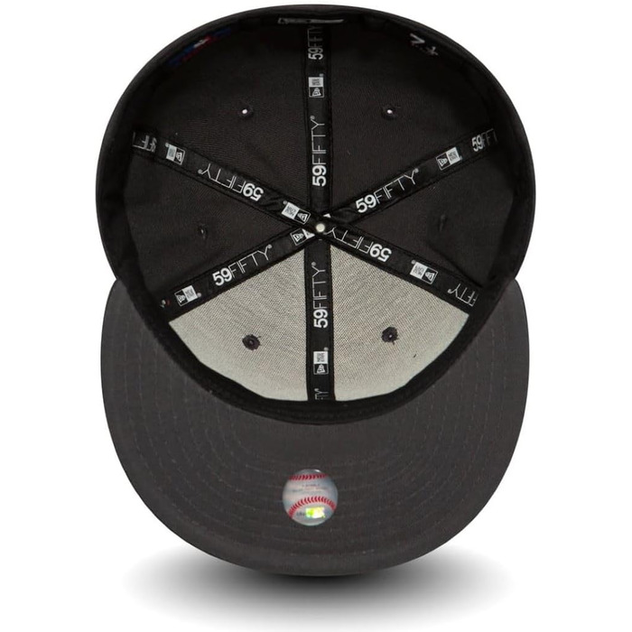 Кепка бейсбольна New Era MLB Yankees 59Fifty Graphite/Біла (56.8 см) - Оригінал