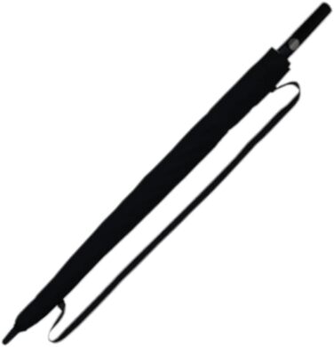 COLLAR AND CUFFS London XL Golf Umbrella - Windproof, Fiberglass Ribs, Automatic Open/Close - Red & Yellow