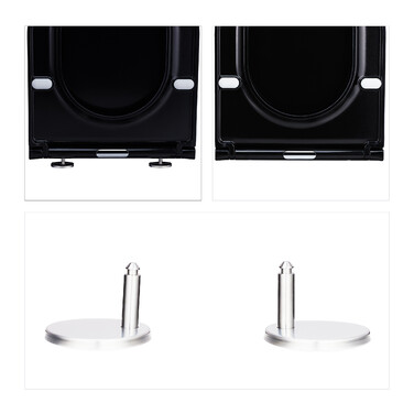 Relaxdays Toilet Seat with Soft-Close Mechanism