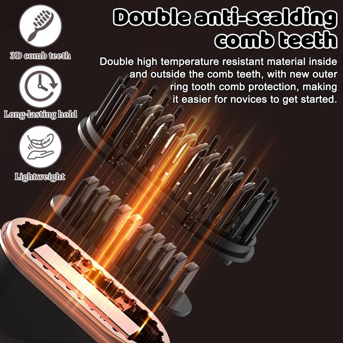 Бездротова щітка-випрямляч для волосся Mini Hair Straightener Brush, 160°C-200°C з LED дисплеєм та 3 температурними режимами (M6)