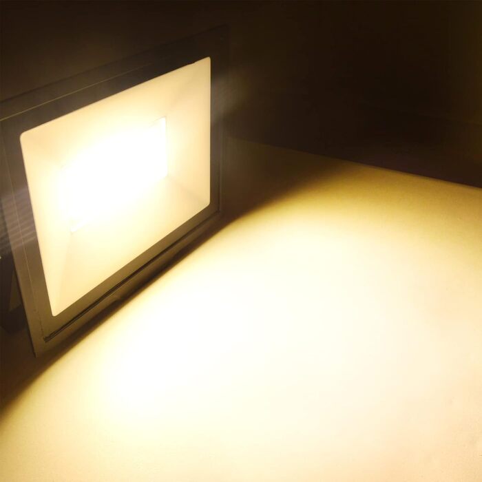 20000LM LED Floodlight Outdoor with Motion Sensor LED Spotlight 6000K Cold White IP66 Waterproof LED Outdoor Floodlight, Floodlight for Garage, Hallway, Garden, Courtyards, Hotel, Sports Field (3500k Warm White, 150W)