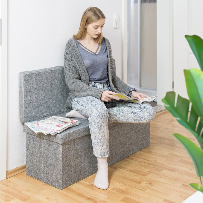Складаний пуф Relaxdays зі спинкою XL