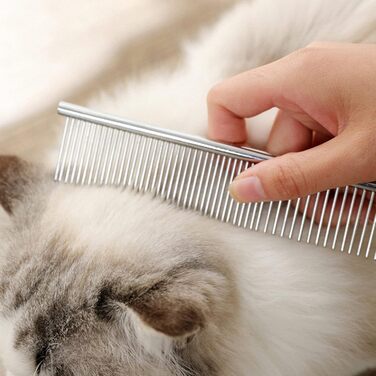 Професійні ножиці для грумінгу собак та котів: титанові, з округлими безпечними кінцями, розріджуючі та прямі ножиці з гребінцем (чорний)