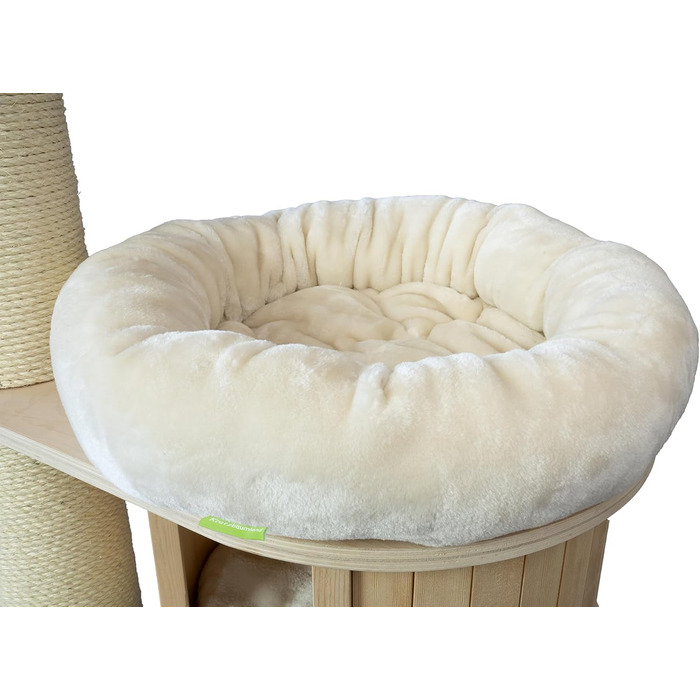 Клітка-лежанка для котів Kratzbaumland, сумісна з Natural Paradise та Woody, 50 см, кремовий плюш (замінна частина)