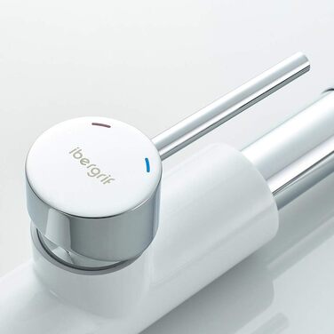 Кухонний змішувач Ibergrif з душем, чорний, з гнучким виливом