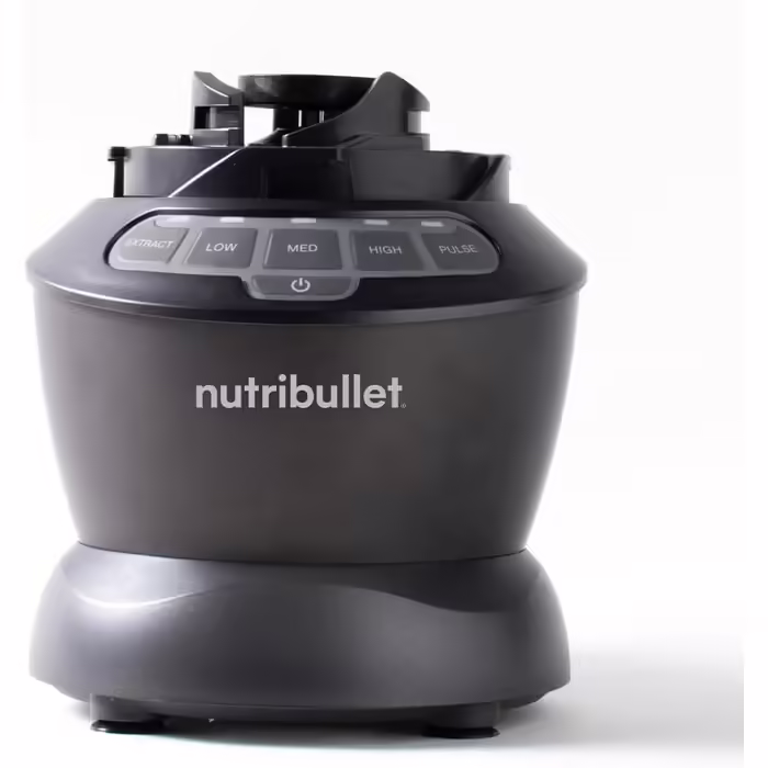 NutriBullet Full Size Blender, Electric Mixer, Multifunctional Immersion Blender, Professional Blender, 1000 Watt Power, 1.6L Pitcher, Grey, NBF450DG 1000 Watt Black
