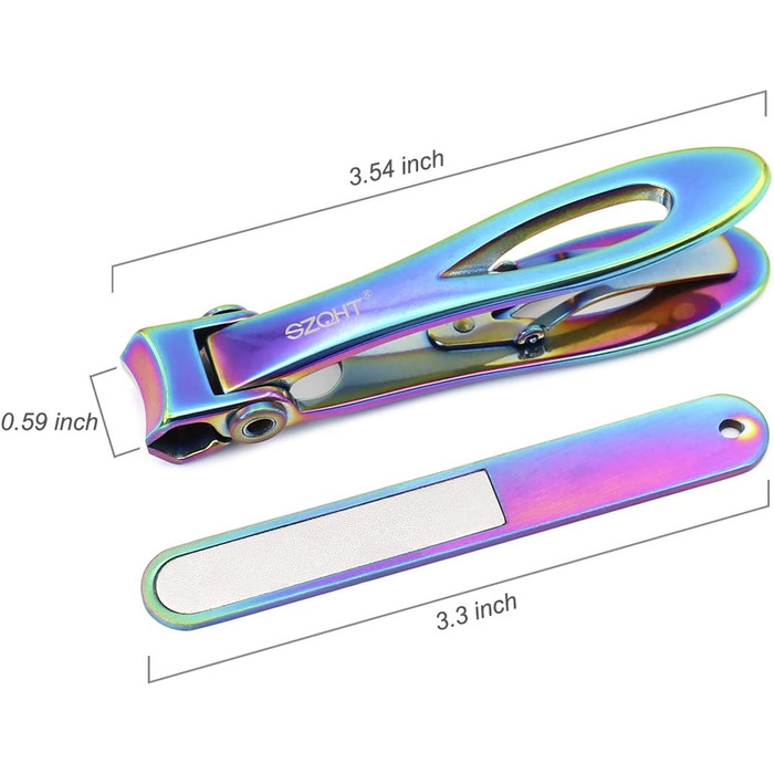 Набір для манікюру та педикюру SZQHT для товстих та врослих нігтів (призматичний)