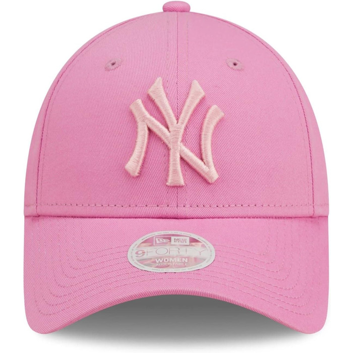 Кепка New Era 9Forty MLB Yankees рожева, жіноча, бейсболка, регульована, універсальний розмір