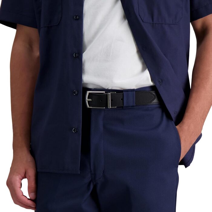 Чоловічий перекидний ремінь Dickies 38-40, чорний/коричневий