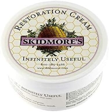 Skidmore's Restorative Cream | True restorative, softening, and nourishing balm for leather and wood | 100% natural, non-toxic formula