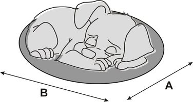 Dog cave, dog bed, dog sofa, dog cushion, dog house, dog basket, dog couch, resting place, pet bed, dog lounger, cushion, Graphite, R1: 65 x 50 cm