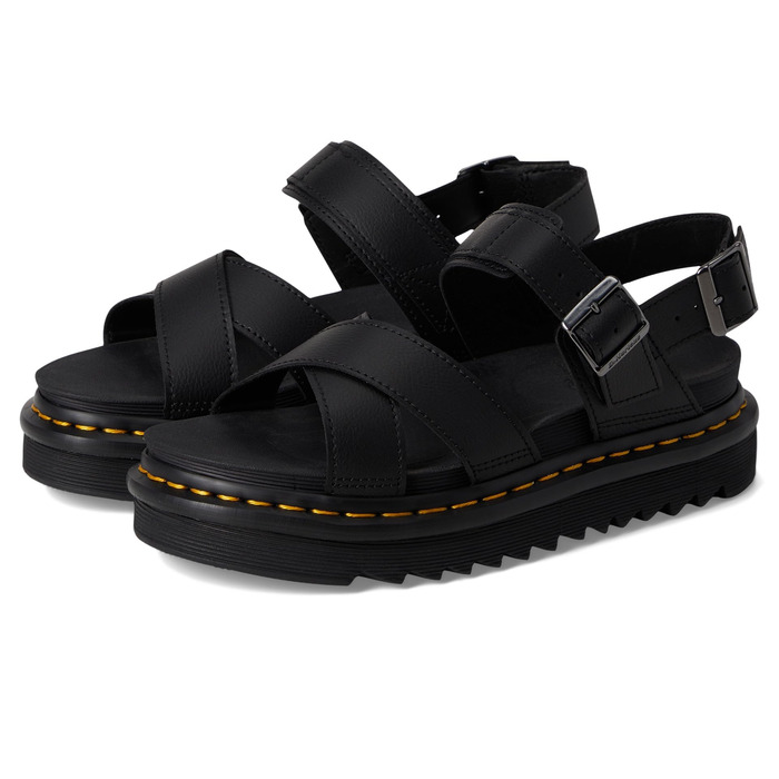 Сандалі жіночі Dr. Martens 31558001 шкіряні чорні, розмір 37-38 EU