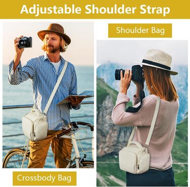 Сумка для камери Ainiv, DSLR/SLR, сумісна з Canon, Nikon, Sony, водонепроникна, зелена/бежева