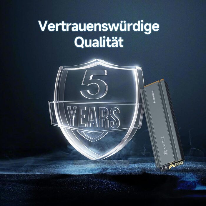 SSD Fanxiang NVMe M.2 2280 1TB PCIe 4.0 з радіатором для геймінгу та відеомонтажу (S660)