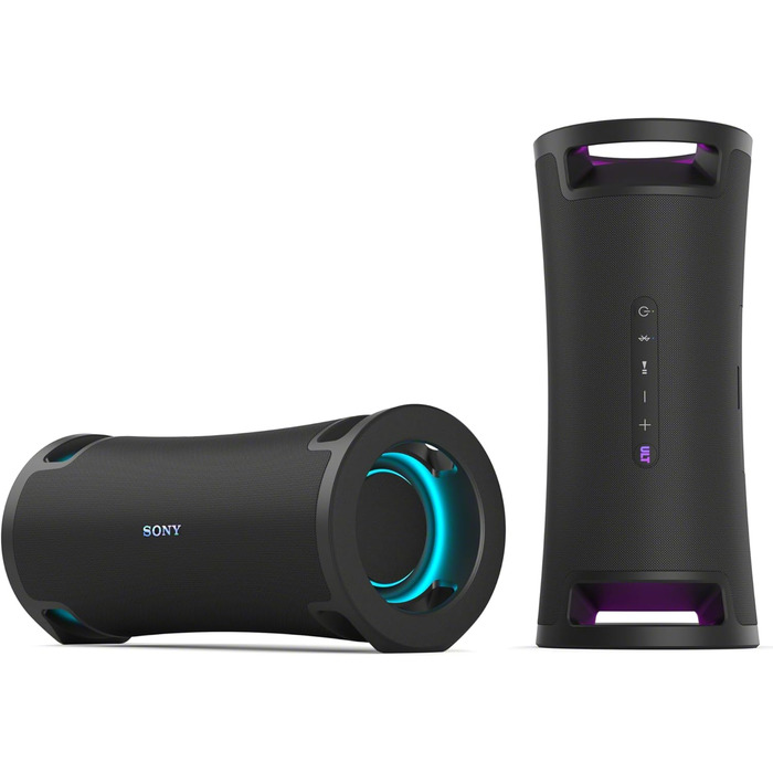 Sony ULT Field 7: Портативна Bluetooth колонка з ULT Bass Boost, 30 год автономії, Powerbank, захист від води/пилу, LED, мікрофон/гітара - Чорний