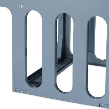 Вбудований відро для сміття Relaxdays для кухні, висувний, під шафу, 15 л + 2 x 8 л, пластик, сірий