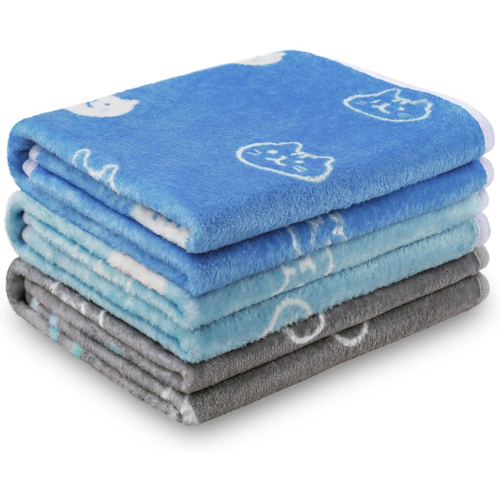 М'яка ковдра для собак та котів Luciphia: тепла флісова ковдра 3 шт. 104*76 см