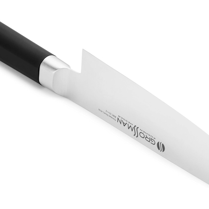 Ніж для суші Grossman 002SH: професійний кухонний ніж з нержавіючої сталі, 33 см, ергономічна ручка