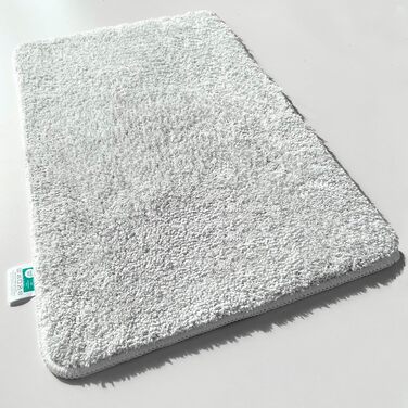 М'який килимок для ванної кімнати Casa Pura Shaggy 70x120 см, Ivory Sky (50x60 см) - антиковзаючий, миючий