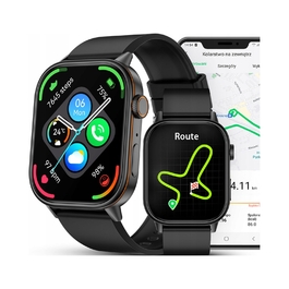 Смарт-годинник JG Smart QX17 для жінок, GPS, чорний