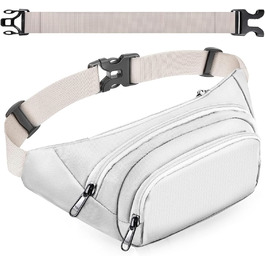 Чоловіча/Жіноча поясна сумка-бананка 35 см з великою місткістю, чорна, для iPad mini/iPhone 12 Pro Max, для спорту