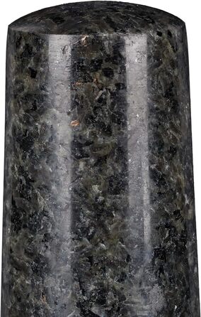 Гранітний ступка з толуштою Relaxdays для спецій та трав, 13.5 см, темно-сірий (антрацит)