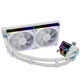 Thermalright Frozen Infinity 240 White - Рідинний кулер для CPU з подвійним вентилятором, 2000 RPM, підтримка AM4/AM5/Intel LGA115X/2011/1700/1851