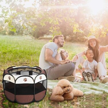 Клітка-забіг для собак і тварин, переносний забіг для собак, кроликів, котів. Оксфорд 600D, для внутрішнього та зовнішнього використання