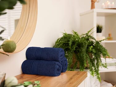 Рушники Utopia, бавовна, 700 г/м², 6 шт. (морська синь)