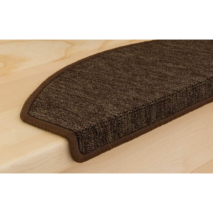 Ступінчасті килимки Rambo New від Kettelservice-Metzker: набір 15 штук, напівкругла форма, колір кавовий