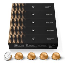 Кава Nespresso Vertuo Signature Barista Creations, 50 капсул (230 мл), світла та темна обсмажка, сумісна з VERTUO, Golden Caramel