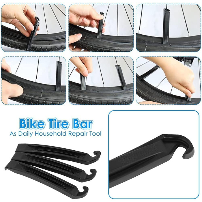 Набір інструментів для велосипеда WOTOW 16 в 1: багатофункціональний, складаний, для професійного ремонту та їзди на велосипеді