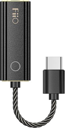 Підсилювач навушників FiiO JadeAudio KA1, USB DAC, висока роздільна здатність, 3.5 мм, без втрат, для смартфонів/PC/ноутбуків/плеєрів (Type-C, чорний)
