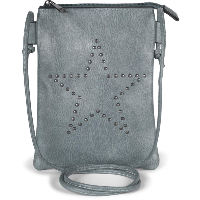 Сумка styleBREAKER Mini зі зірковими заклепками, блакитна - сумка на плече, крос-боді, жіноча