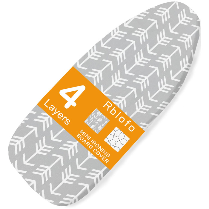 Чохол для прасувальної дошки 30,5 x 81,3 см, 4-шаровий, щільний, теплорефлексний, з еластичними краями