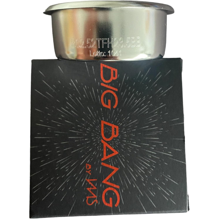 Професійний фільтр IMS Big Bang B62.52TFH23.5BB для холдера 54 мм, подвійний, 14–20 г, нержавіюча сталь, Італія
