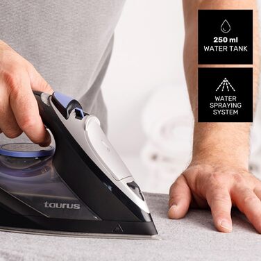 Пароочищувач Geyser Eco 3000, 3000W, 200 г/хв, чорний, з прецизійною насадкою