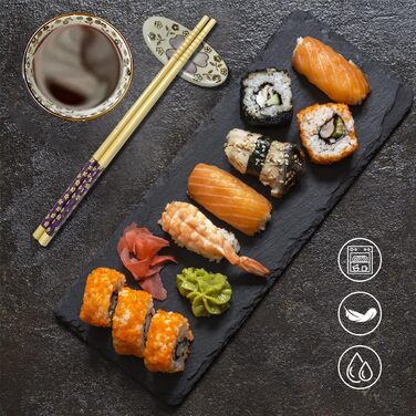 Набір посуду для суші на 4 особи, 12 шт. з кераміки, набір для подачі суші, дизайн 