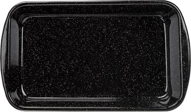 Форма для запікання Riess CLASSIC 36×21,2×5,5 см, емальована, чорна, для духовки та індукції