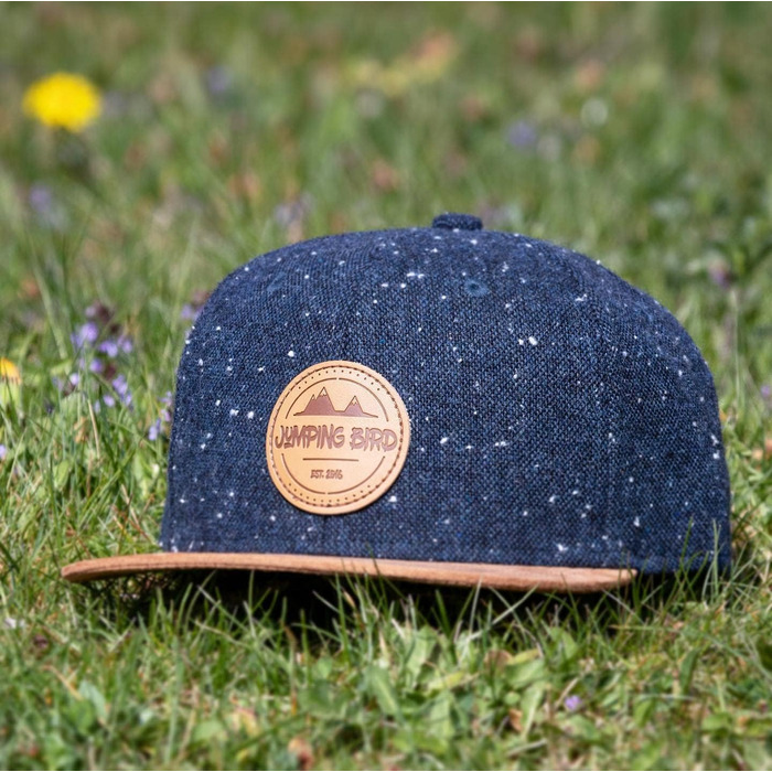 Кепка бейсболка Jumping Bird для чоловіків • Зручна snapback кепка для активного відпочинку • Регульований розмір та легке очищення • Антрацит-синій колір